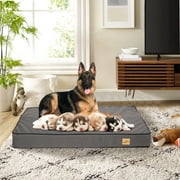 XXL Dog Bed Waterproof Cushion Pet Crate Mattress Heavy Duty Mat indoor Outdoor