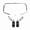 All Chrome, variant on Motorcycle Engine Guard Crash Bar Footpeg For Harley Touring Road King Electra Glide Street Glide 1997-2008
