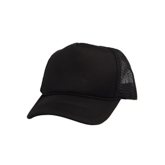 Trucker Hat Unisex High-Profile Fit PU Leather Front Mesh Back Snapback s-l1200.jpg main image 2