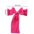 thumbnail image 2 of BalsaCircle 5 Polyester Chair Sashes Bows Ties Fuchsia, 2 of 4