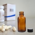 thumbnail image 4 of Glass Amber Medical Jar Empty Refillable Bottles Amber Liquid Bottle Liquid Sampling Lab Storage Vials for Medical Liquids Samples 60ml, 4 of 4