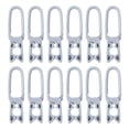 thumbnail image 1 of 12 piezas de perchas multifuncionales para calcetines, tendedero, pinzas de sujeción para ligas Gris, 1 of 5