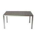 thumbnail image 5 of Afuera Living 3-piece Modern Aluminum Frame Patio Dining Set in Gray, 5 of 7