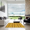 thumbnail image 6 of Ahgly Company Indoor Rectangle Patterned Deep Yellow Novelty Area Rugs, 7' x 10', 6 of 6
