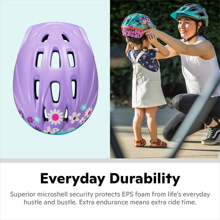 Schwinn Classic Toddler Bike Helmet, Ages 3-5, Purple