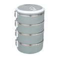 thumbnail image 3 of Birdeem 2800Ml 4 Layer Round Food Lunch Box Stainless Steel Lunch Box Lunch Box Food Storage Box Childrens Lunch Box Hot Food, 3 of 8
