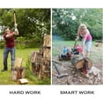 thumbnail image 6 of SIMOND STORE - Wood Splitter Wedge, 5 Inch L X 5 Inch W X 3/4 Inch Thick, Manual Log Splitter Wedge for Splitting Firewood into Kindling - Steel Material A36, 6 of 6