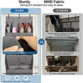 thumbnail image 2 of Over the Door Shoe Organizer, Rack with Extra Deep Pockets, Wall Storage for Closet and Narrow, 2 of 6