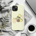 thumbnail image 6 of Cute Curious Monkey Phone Case with Numbers 67, Yellow Striped Background Playful Artistic Protective Case for iPhone 17 16 15 14 13 12 11 Plus Pro Max Mini, 6 of 6