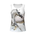 thumbnail image 6 of Sigee Running White Horses for Women's Workout Tank Top,Running Tank Tops,Sleeveless Gym ClothesSmall, 6 of 8