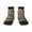 3 Black, variant on American Football Pattern Quarter Crew Socks,Toe Seamed Ankle Socks,Cotton Cushioned Breathable Athletic Crew Sports Socks