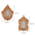 thumbnail image 2 of ELAYARD 2pcs Mini Metal Picture Frame Golden Rectangular Photo Display for Wedding Decor, 2 of 7