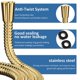 thumbnail image 2 of Shower Hose 1.5m Gold Stainless Steel Chrome Shower Hose Anti-twist Anti-explosion, 2 of 4