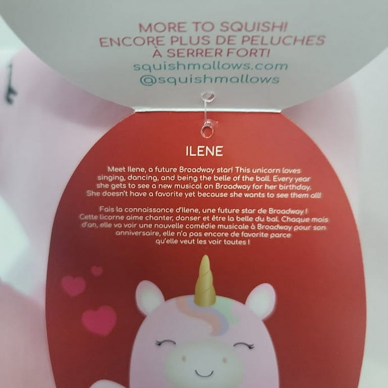 Kellytoy U S A Inc Set of 6 Valentine Squishmallow Sheltie, Eden Bigfoot, Monster, Macaron, Moth, Frog 3.5 Clip Stuffed Plush by Kelly Toy
