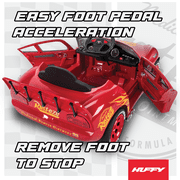 Huffy 6V Disney Pixar Cars Lightning McQueen Ride-On, Ages 3-7 Years Old, Red, Kids, Unisex