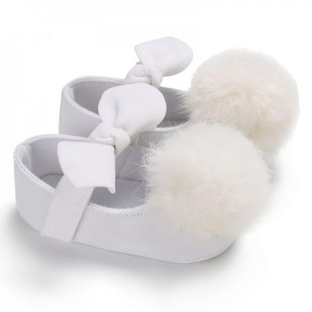 

Greyghost Baby First Walkers Boys Girls Shoes Summer Anti-Slip Soft PU Leather First Walkers New Fashion Princess Shoes for 0-18MWhite S