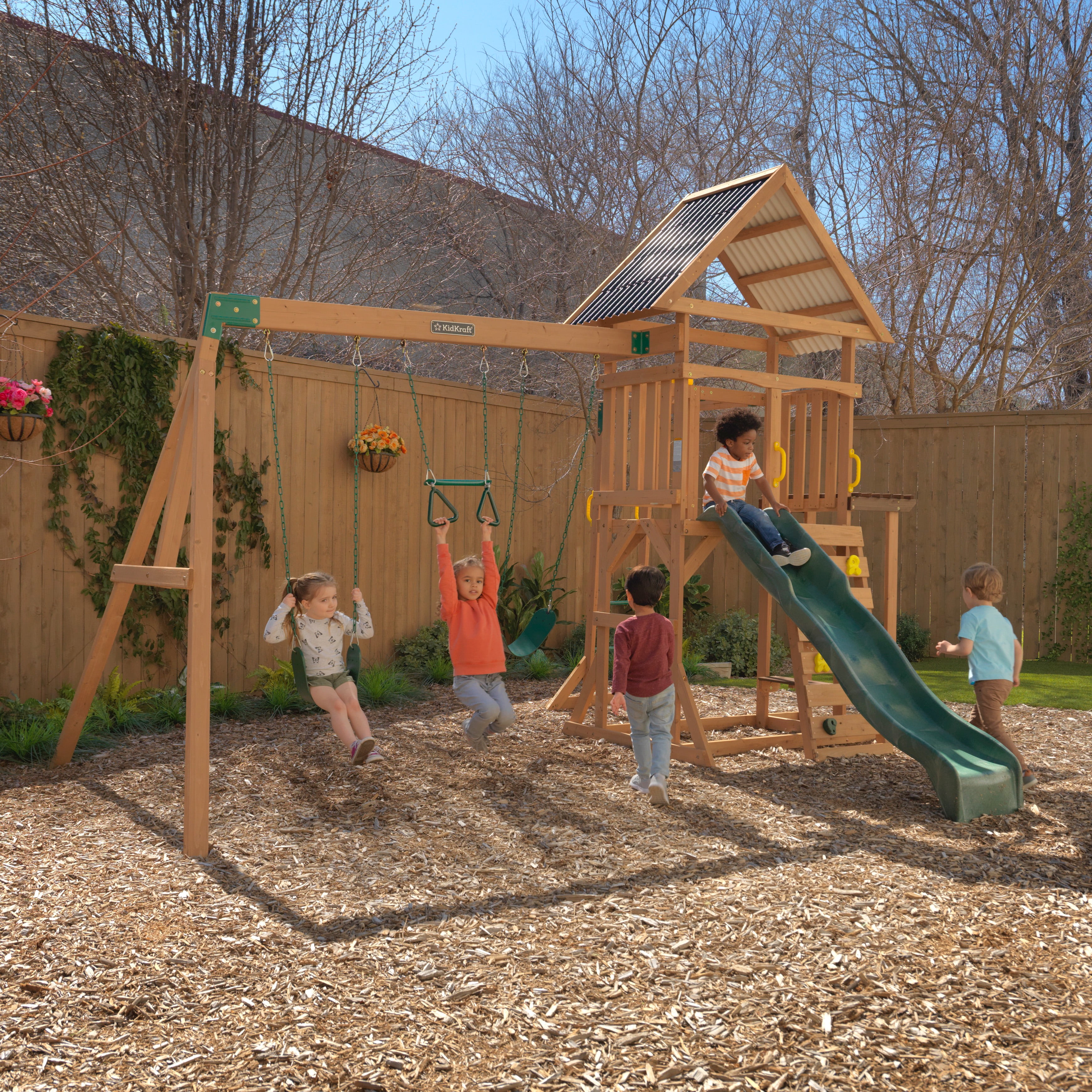 kidkraft swing set