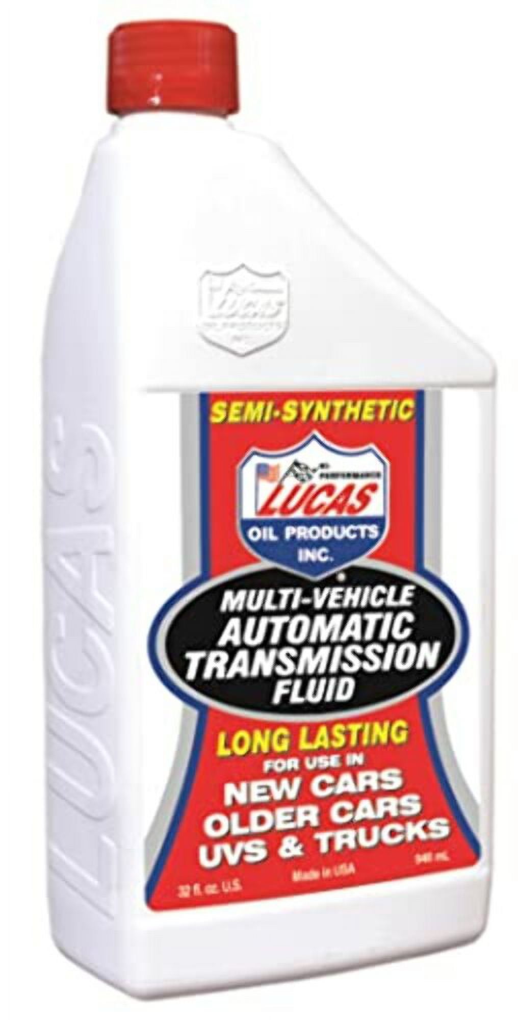 Lucas Oil Full Synthetic Multi-Vehicle ATF Automatic Transmission Fluid 32 ounce