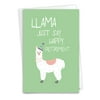 1 Retirement Card with Envelope - Llama Just Say C6445ARTG