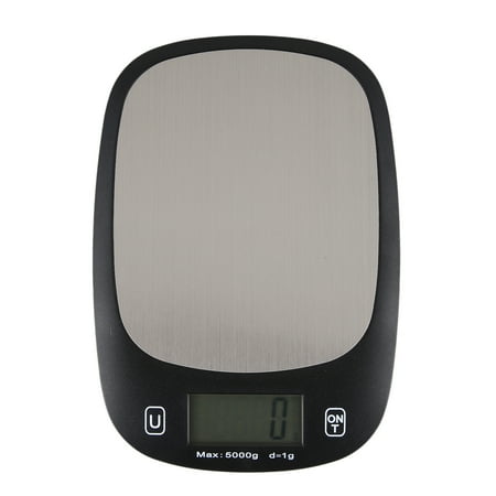 

Digital Food Scale Weight 5Kg/1G Kitchen Scales for Cooking Precision Electronic Scale for LCD Display Black