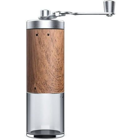 

Manual Coffee Grinder Adjustable Ceramic Conical Burr Mill Grain Hand Coffee Mill Conical Grinder for Travel Camping Etc