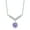 Purple, variant on Octagonal Millennium Rose Cut Necklace High Carbon Diamond