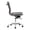 Gray, variant on Lider Plus Armless Office Chair Gray Office Chair, Modern Style, Plush and durable faux leather fabric, Steel, Indoor Office