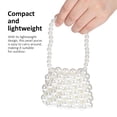 thumbnail image 4 of Bolso de perlas Bolso de perlas Bolso de mano de perlas Bolso de perlas Monedero Monedero de cambio Bolso de teléfono nupcial para mujer, 4 of 5