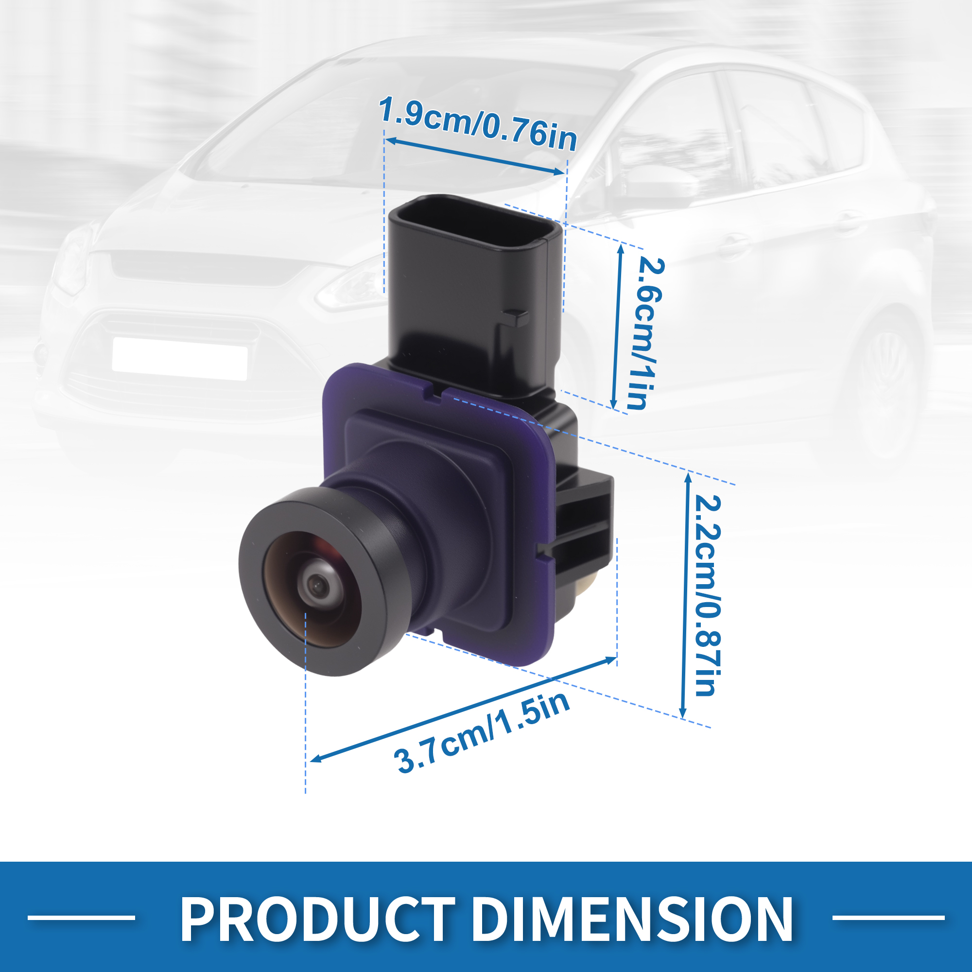 Unique Bargains DM5Z-19G490-A Rear View Camera for Ford C-Max 2013-2016 2.0L 4