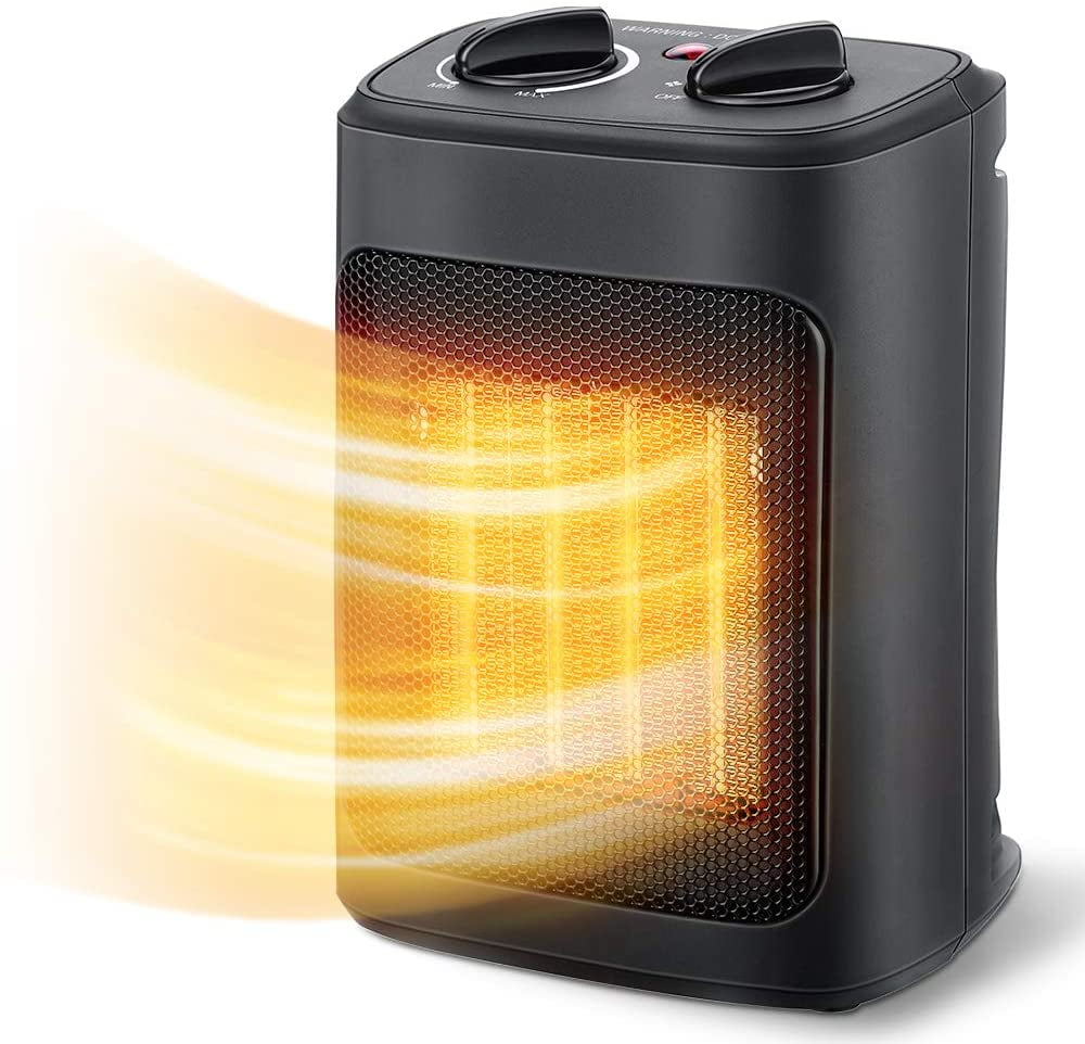 PT Aikoper Space Heater 1500W Electric Heaters Indoor Portable with Thermostat