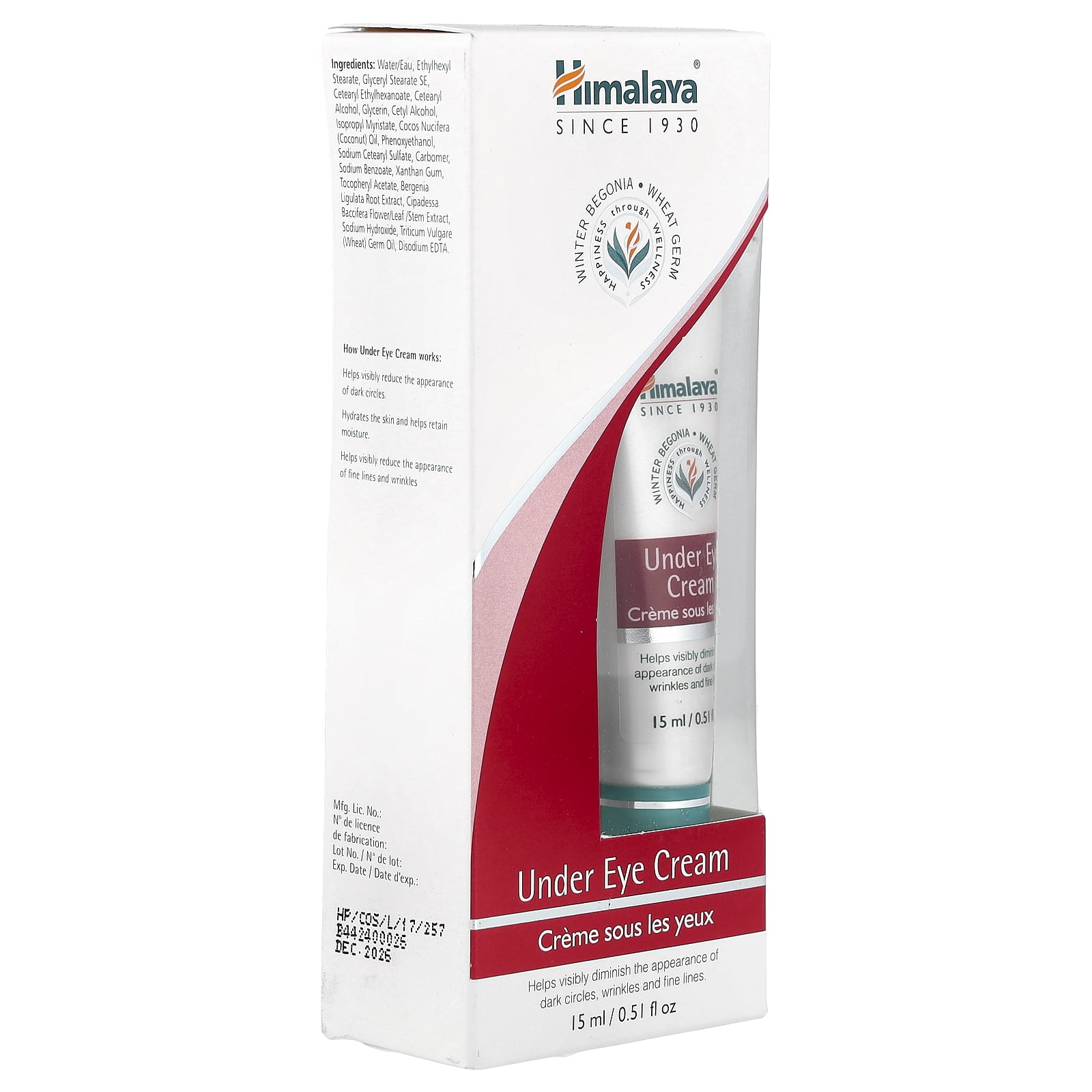 Himalaya Under Eye Firming Cream for Fine Lines, Wrinkles, Under