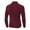 Red, variant on Fesfesfes Long Sleeve Shirt Men Plus Velvet Fitness Clothing High Elastic Warmth Stand-up Collar Sweater Sports Long Sleeves Blouse
