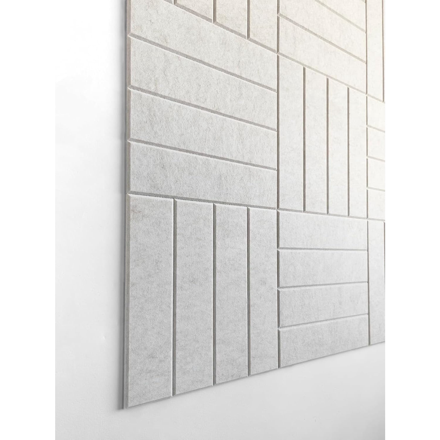 Large Cork Board Alternative - 12-Pack Felt Wall Tiles with Safe Removable Adhesive Tabs, Cork Wall Tiles Bulletin Board Home Office Essentials