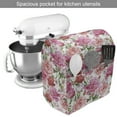 thumbnail image 2 of Watercolor Flower Stand Mixer Cover, Victorian Floral Pattern Painting Style Print with Peonies Roses, Kitchen Appliance Organizer Bag Cover with Pockets, 5 Quarts, White Pink Blush, by Ambesonne, 2 of 4