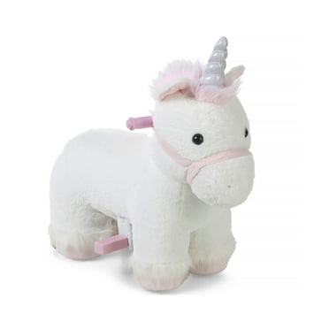 Dynacraft 6-Volt Plush Unicorn Unisex Kids Ride-on For Age 1.5 - 3 Years