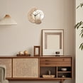 thumbnail image 5 of Unique Moon Clock 14 Inch Modern Decorative Wall Clocks Battery Operated Wooden Wall Clock for Bathroom Bedroom Living Room Silent Non-Ticking, 5 of 7