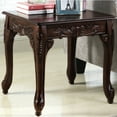 thumbnail image 5 of 3pc Coffee & End Table In Dark Cherry, Traditional Design, Ornate Detailing For Living Room Tables Style Cherry , Ornate, Resin, Rectangular Use, 5 of 5