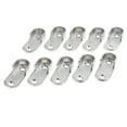thumbnail image 1 of Paquete - Soportes de extremo de vástago ovalado para pequeña sala con de tornillos - 45 x 20 mm, 16 mm de diámetro Espesar Soledad Soporte de brida, 1 of 10