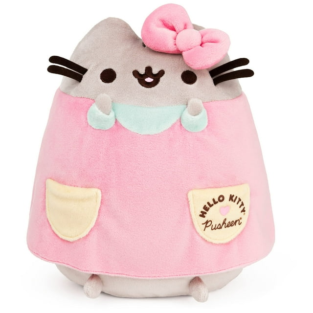 Animal de peluche GUND Hello Kitty x Pusheen The Cat con disfraz