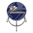 thumbnail image 5 of Trademark Gameroom Nashville Predators Logo Chrome Ribbed Barstool, 5 of 5