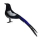 thumbnail image 1 of Pájaro de simulación de urraca, artesanías de pájaros artificiales, figuras de pájaros realistas para arte de jardín 23cm, 1 of 8