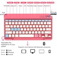 thumbnail image 4 of Backlit Wireless Bluetooth Keyboard Folio with Pencil Holder for 12.9-inch iPad Pro, iPad 5th/6th Gen & 13-inch iPad Air M2 (2024) / M3 (2025),Red, 4 of 5