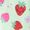 Allover Strawberries, variant on Baby & Toddler Girls Short Sleeve Easter Cotton PJs, Sizes NB-6T