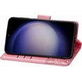 thumbnail image 3 of Wallet Case for Samsung Galaxy S23 FE Case Crystal Glitter Bling with Card Holder Stand Leather Flip Phone Case Diamond Butterfly Protective Case for Samsung Galaxy S23 FE Crystal Pink, 3 of 8