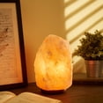 thumbnail image 1 of Yusef Salt Lamp - Dimmable Light, Authentic Himalayan Salt Crystal, Natural Materials., 1 of 7