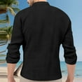 thumbnail image 5 of Yusimy Men's Checkered Shirt Color Block Button Down Collar Long Sleeve Classic Casual, 5 of 9
