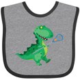 thumbnail image 3 of Inktastic Funny Lacrosse Player Boys or Girls Baby Bib, 3 of 4