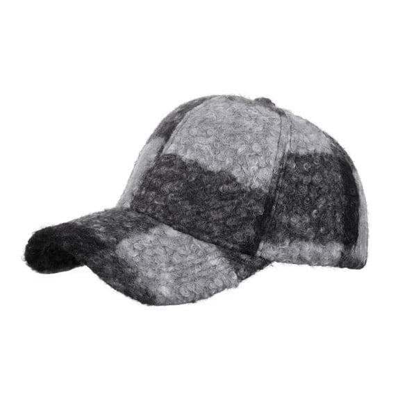 UTSJKR Women Casual Corduroy Solid Color Peaked Cap, Soft Warm Fabric Windproof Design, Outdoor Walking Shopping Daily Fashion Headwear Gray