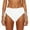 White, variant on Women Print Low Waist Brazilian Bikini Bottom Swimwear Briefs Beachwear Brazilian Bikini Bottom Side Tie Thong Bathing Swim Cover up Pants Ruched Bikini Bottom Swim Pants for Women plus Size