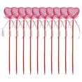 thumbnail image 2 of Gaiwos 10 PCS Valentine's Day Glitter Puffy Heart Picks 8.6 inches, Foam Heart Picks Sparkly Sticks, for Wedding Flower Arrangements Floral Bouquet Home Holiday Party Crafts Supplies Decorations, 2 of 6